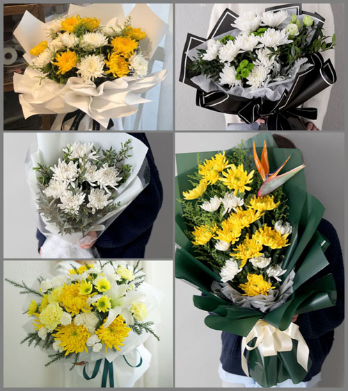 贵州毕节市纳雍县王家寨镇坝子村白事花束代送